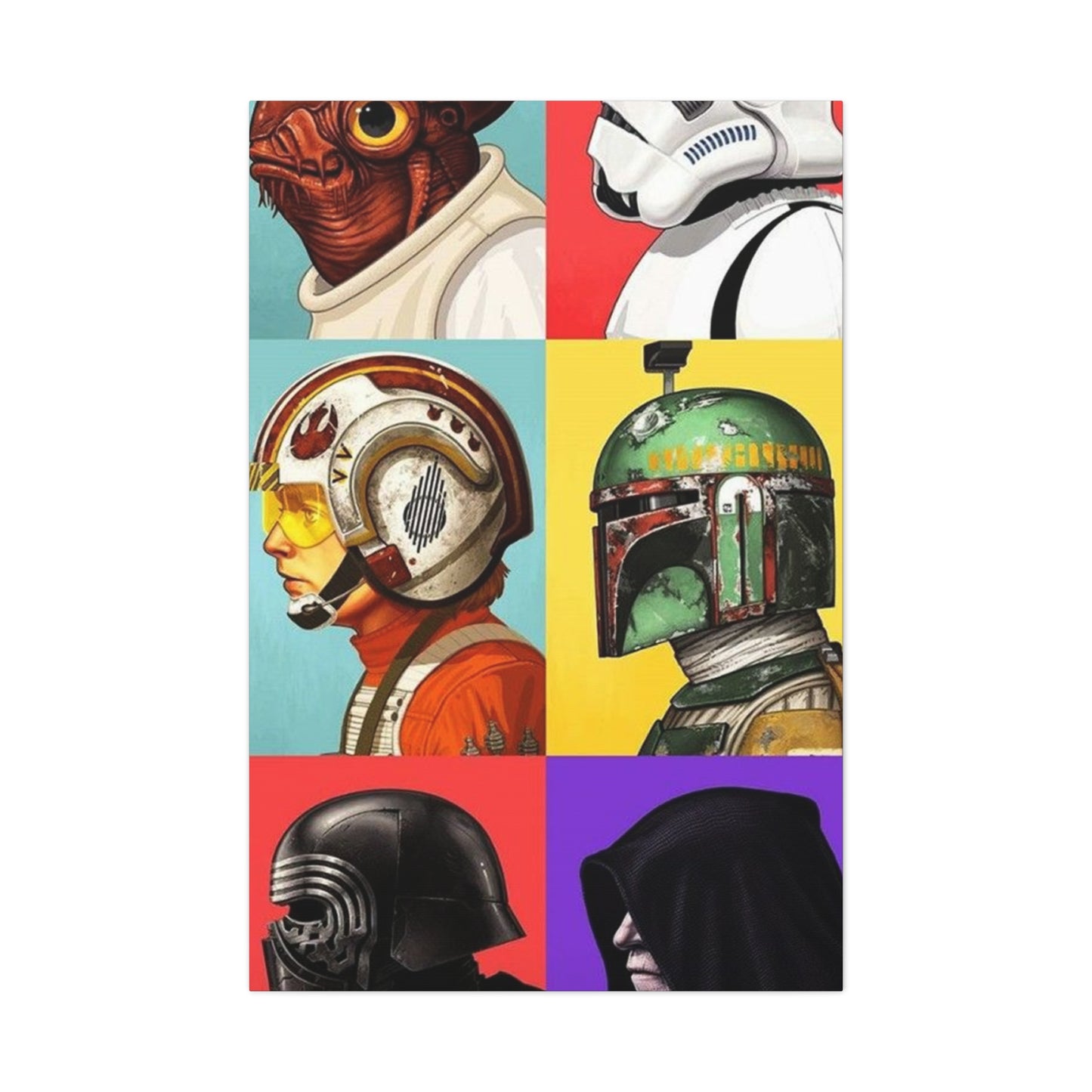 Star Wars Characters Poster Wall Art & Canvas Prints