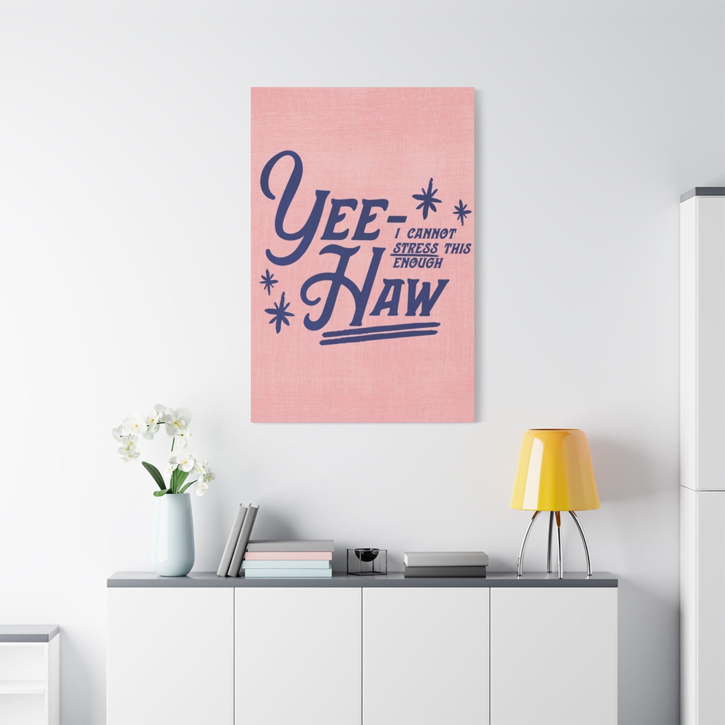 Yee-Haw Drawing Wall Art & Canvas Prints