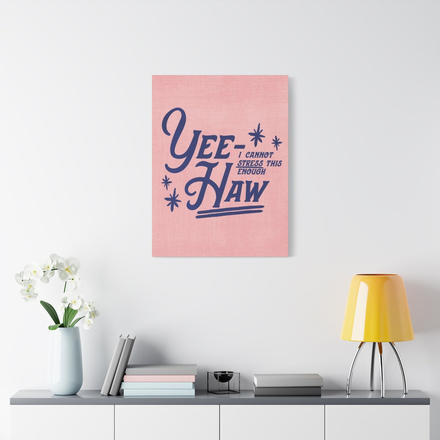 Yee-Haw Drawing Wall Art & Canvas Prints