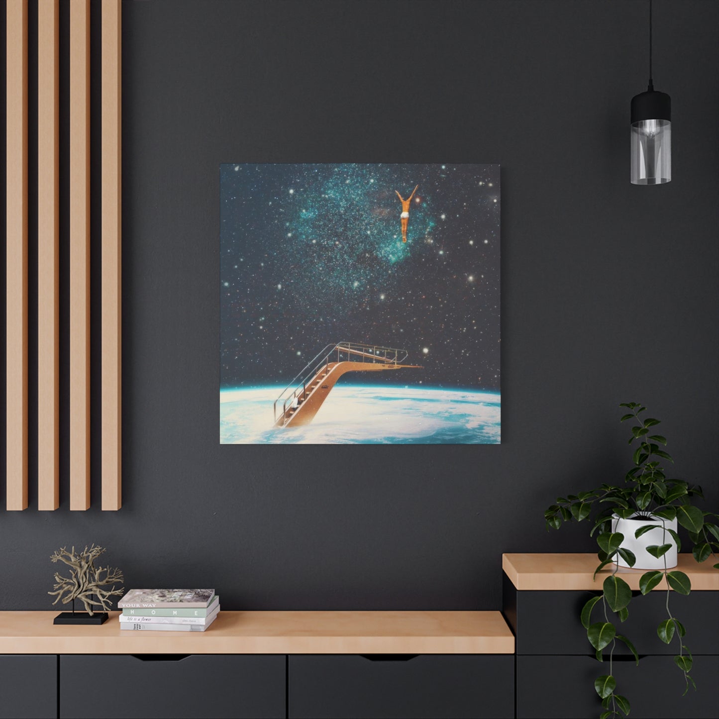 Frank Moth Dive Into Fresh World Wall Art & Canvas Prints