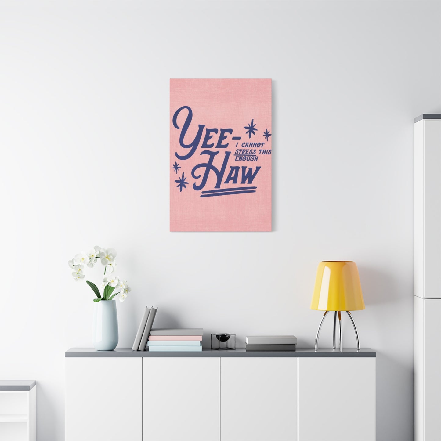 Yee-Haw Drawing Wall Art & Canvas Prints
