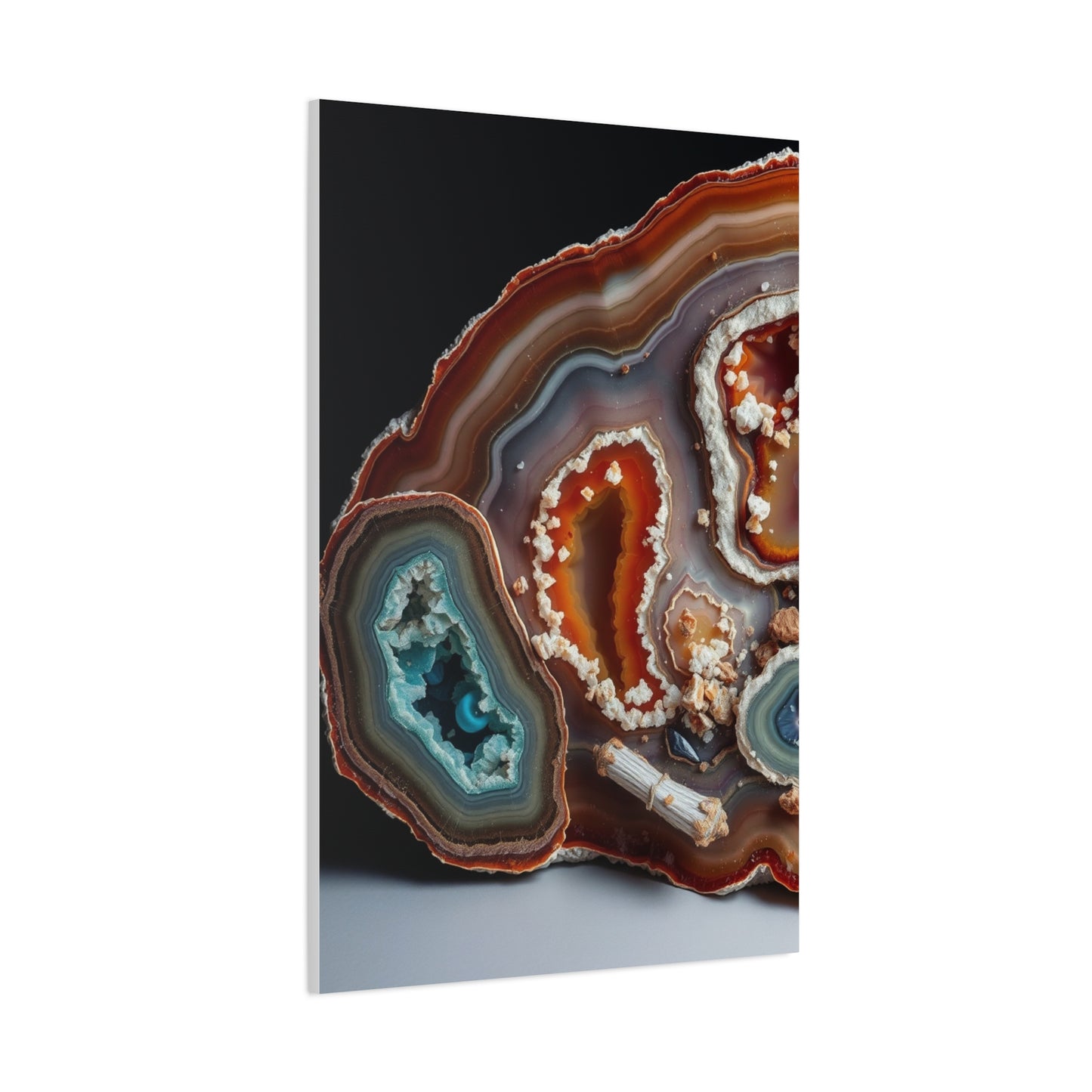 Agates, Geodes & Minerals Art Refined Canvas Wall Art & Canvas Print