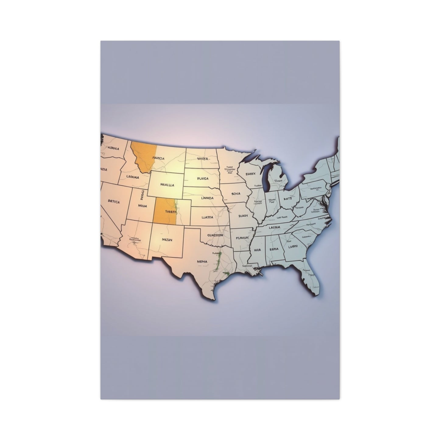 Americana Elegance Canvas Wall Art & Canvas Print