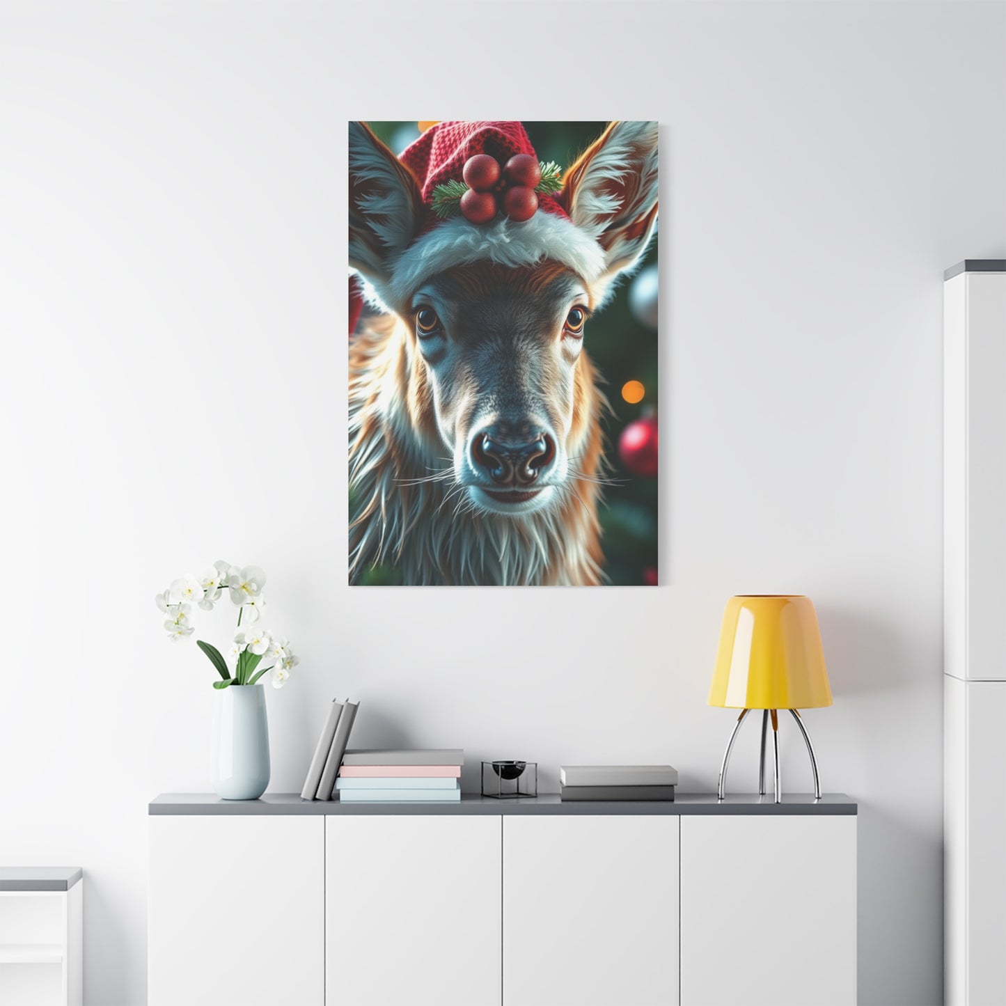 Yuletide Fauna Elegance wall art & canvas print