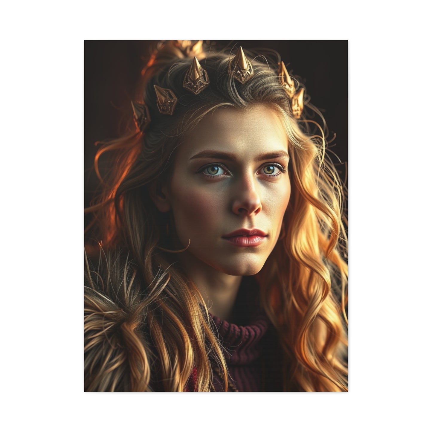 Amber Glimmer Tapestry Wall Art & Canvas Print