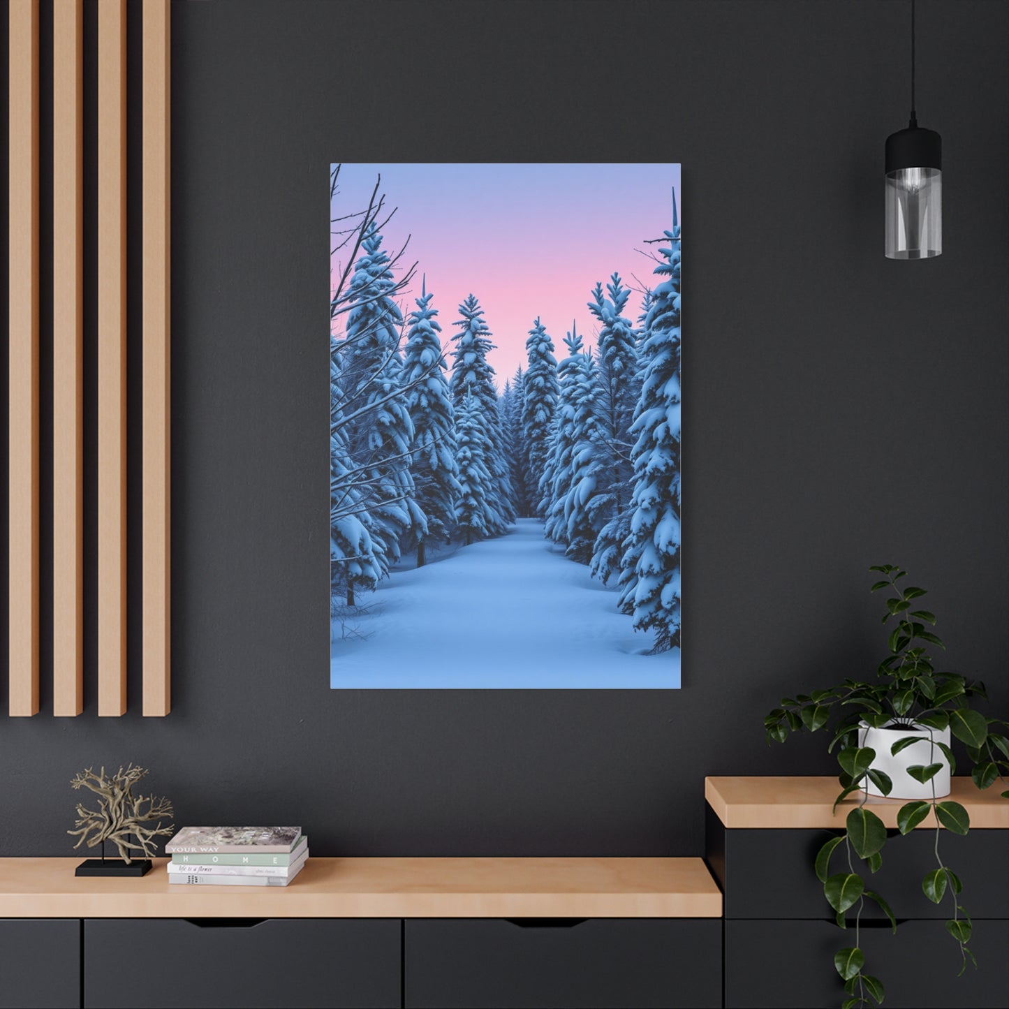 Winters Embrace Art Piece Wall Art & Canvas Print