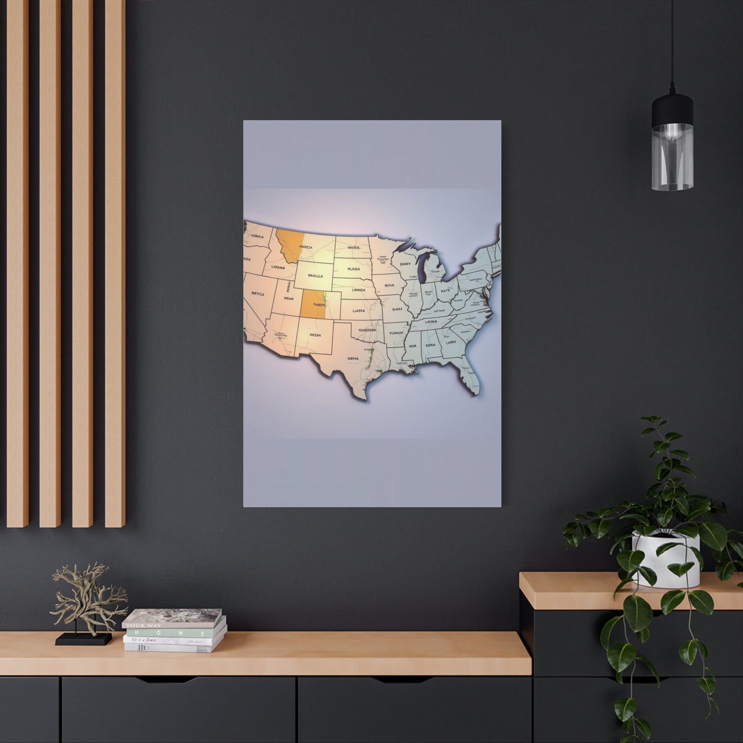 Americana Elegance Canvas Wall Art & Canvas Print