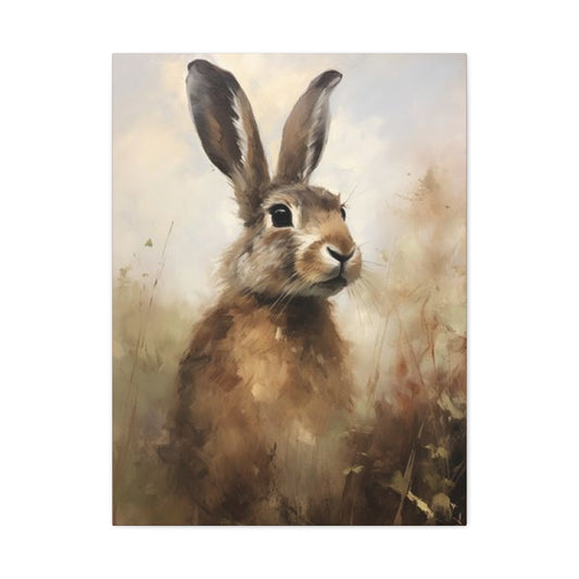 Small Rabbit Painting Wall Art & Canvas Prints