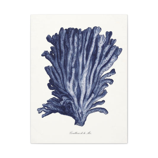 Blue Shell Stem Painting Wall Art & Canvas Prints