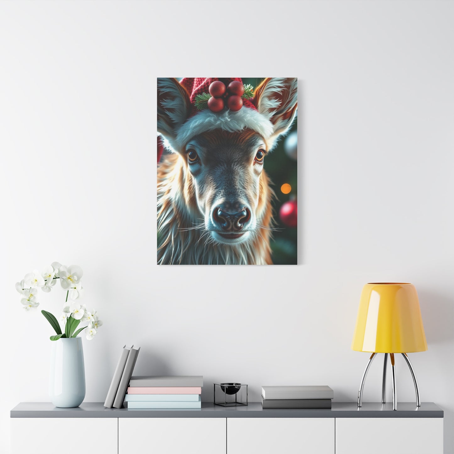 Yuletide Fauna Elegance wall art & canvas print