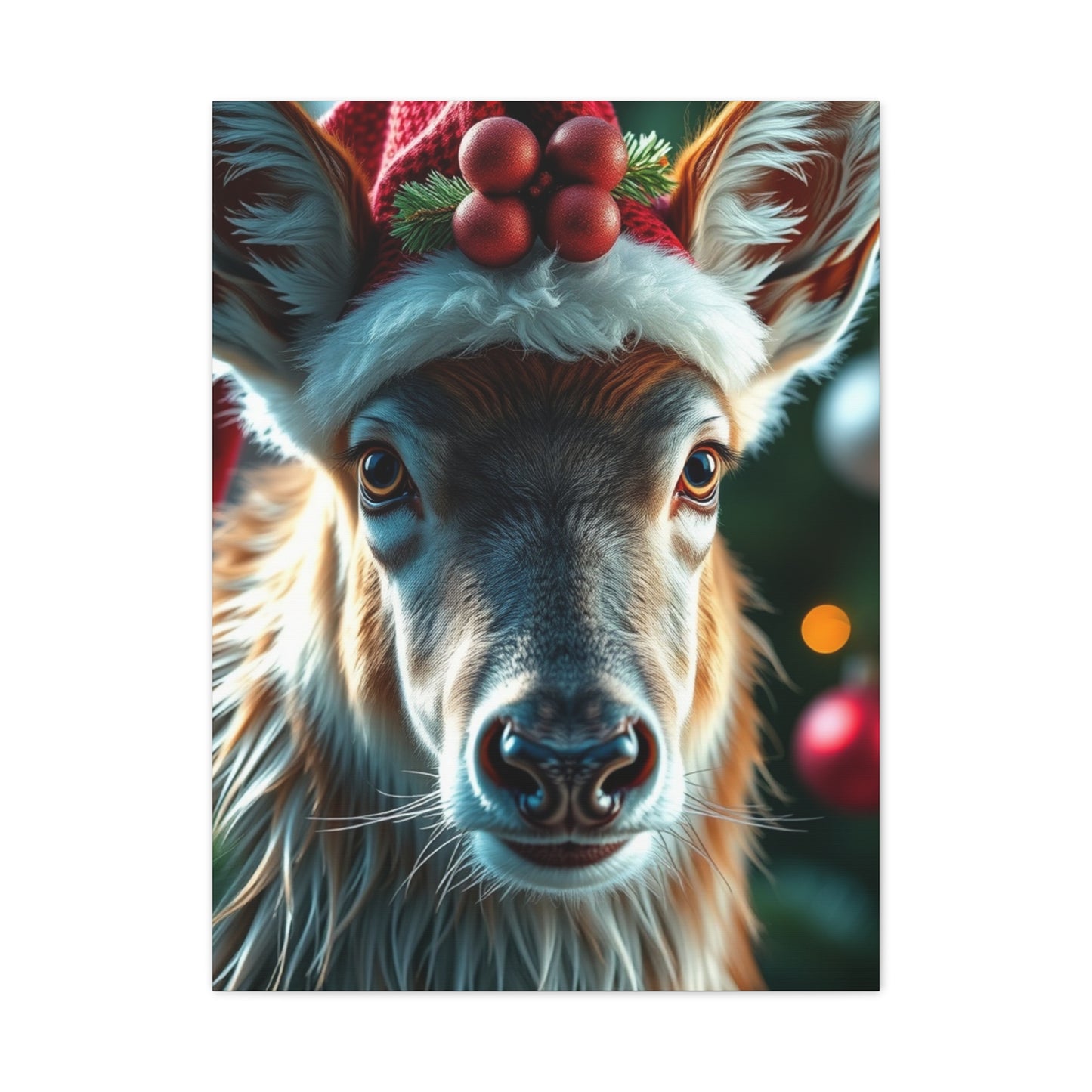 Yuletide Fauna Elegance wall art & canvas print