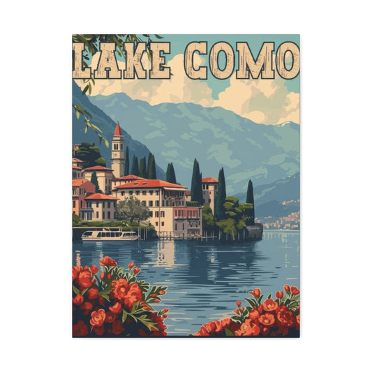 Lake Como Italy Vintage Wall Art & Canvas Prints
