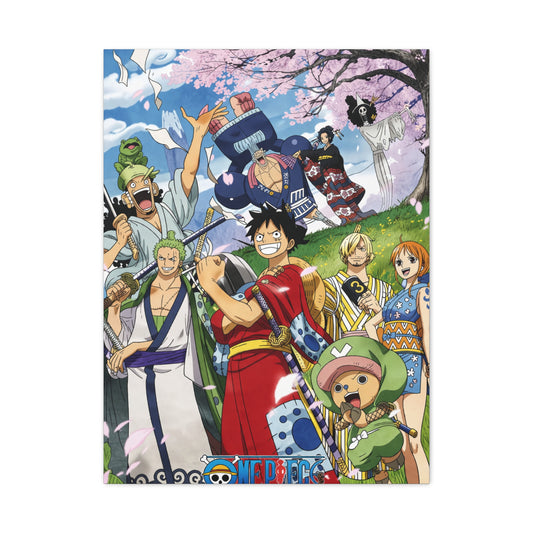 One Piece Wano Country Crew Poster Wall Art & Canvas Print
