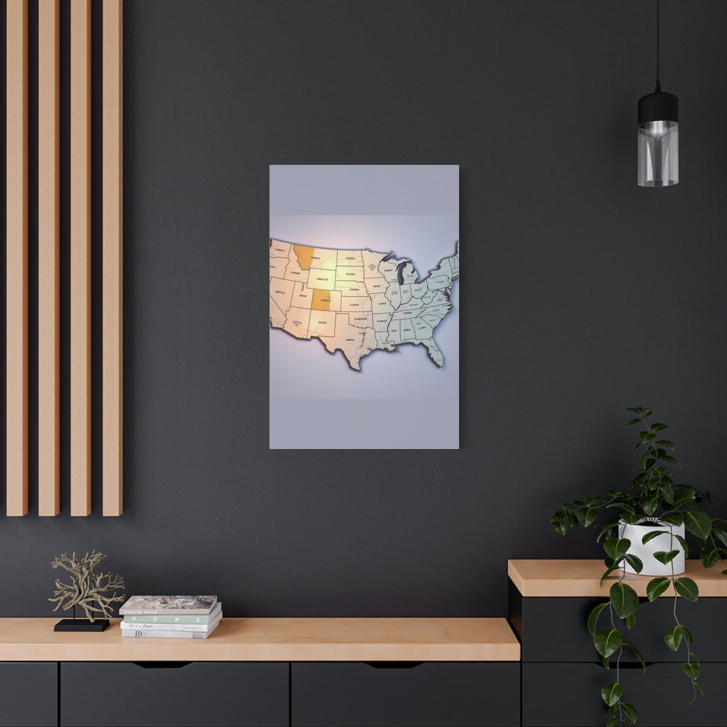 Americana Elegance Canvas Wall Art & Canvas Print