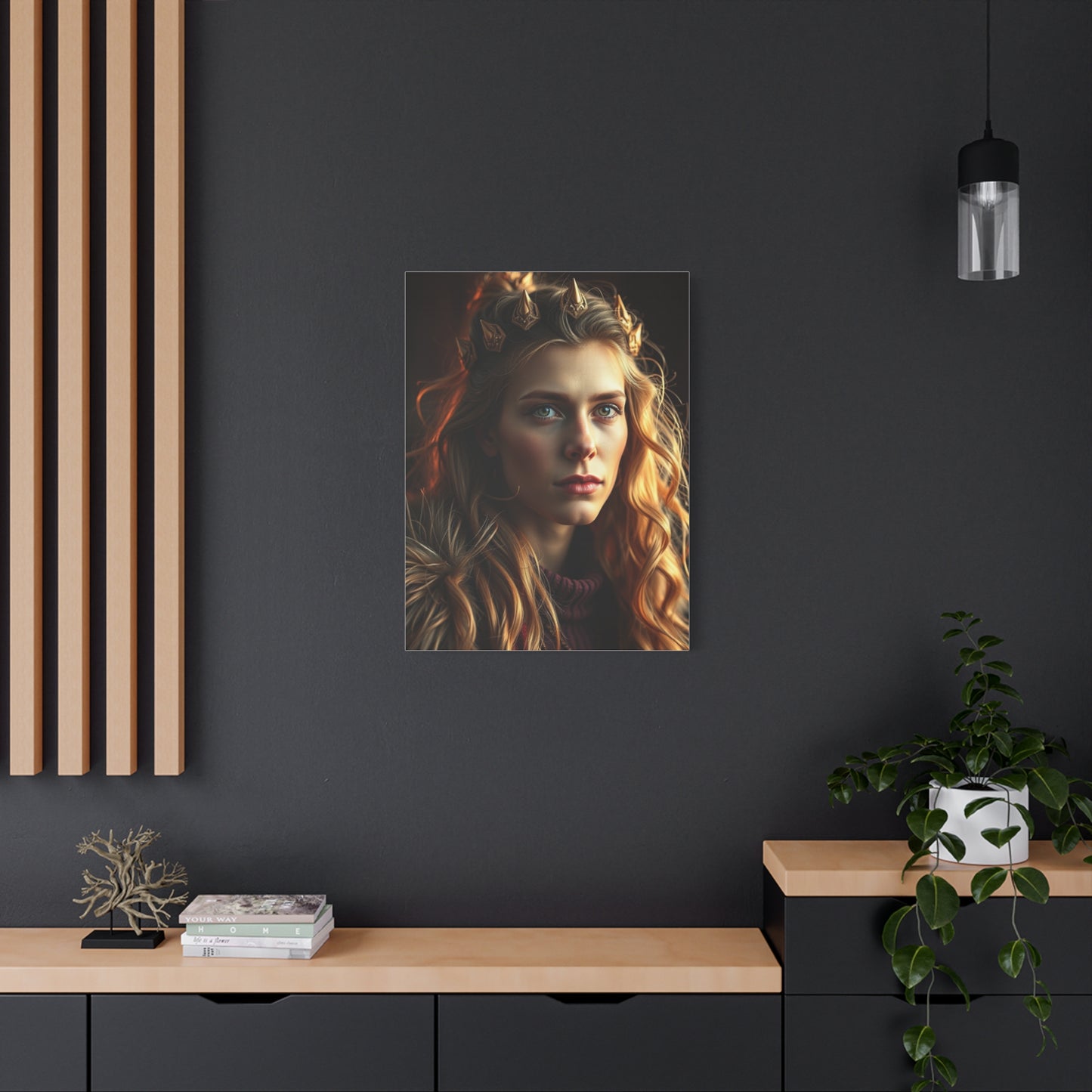 Amber Glimmer Tapestry Wall Art & Canvas Print
