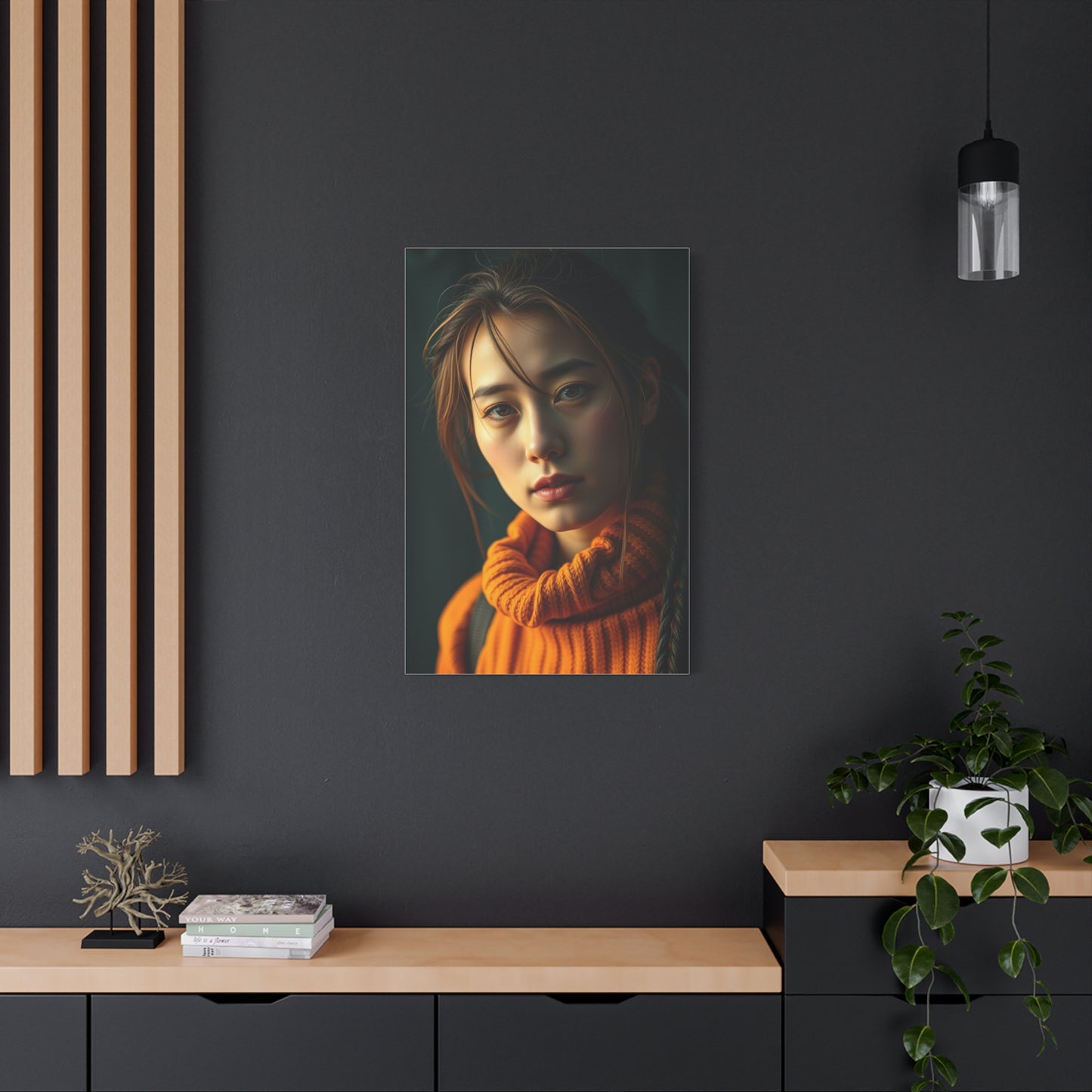 Amber Reverie Canvas Wall Art & Canvas Print