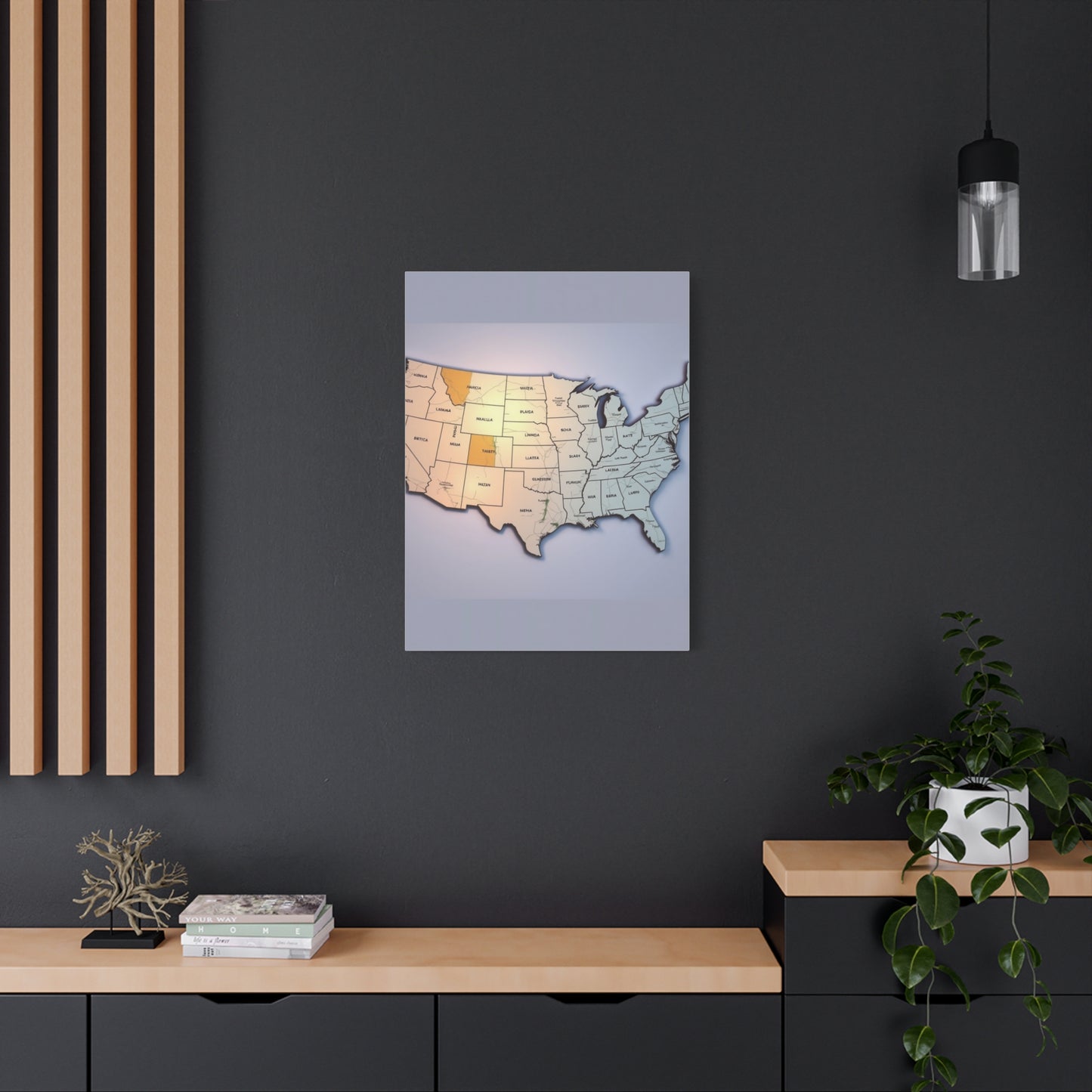 Americana Elegance Canvas Wall Art & Canvas Print