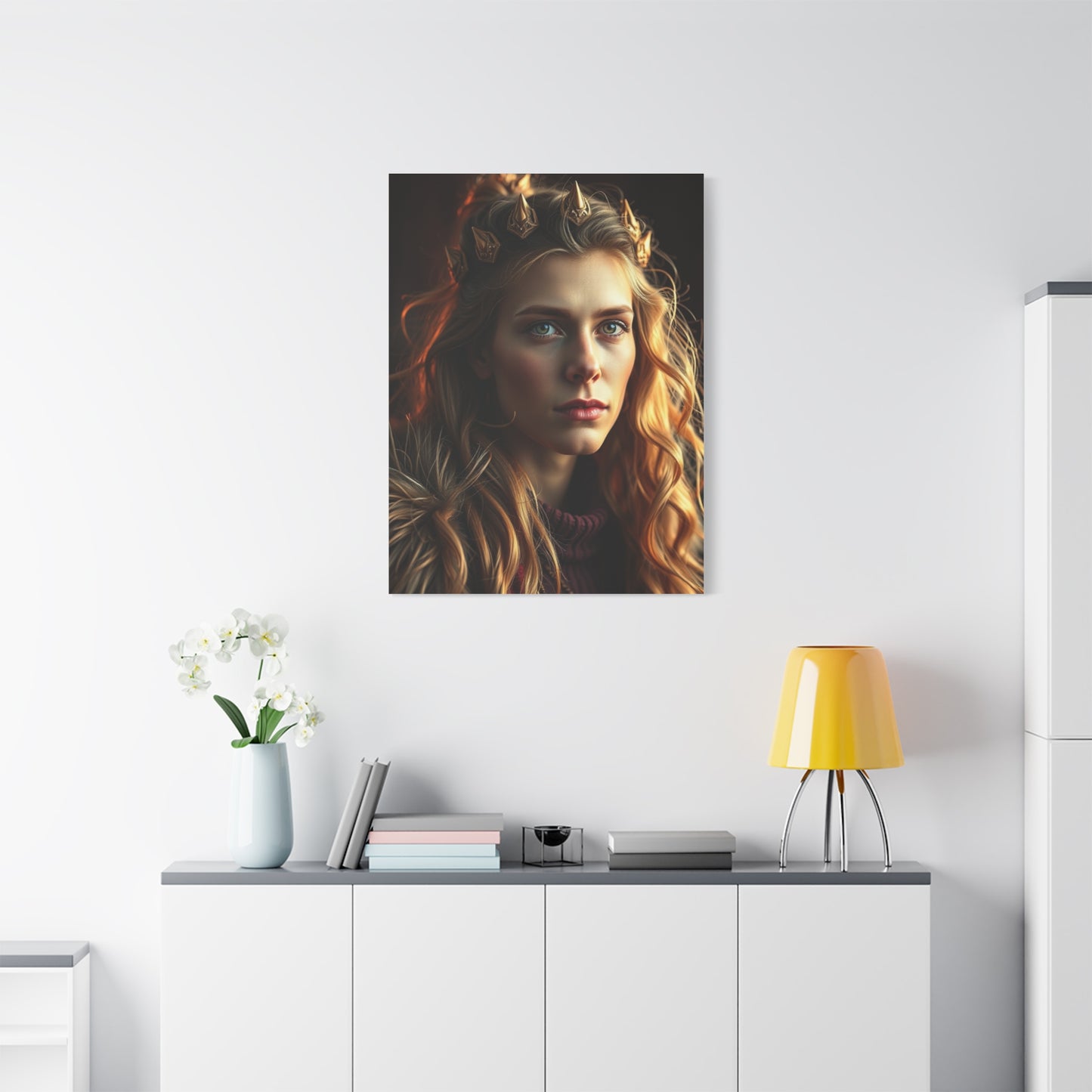 Amber Glimmer Tapestry Wall Art & Canvas Print