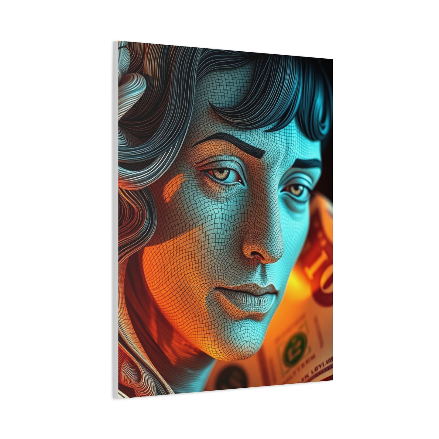 Affluent Abstraction Canvas wall art & canvas print