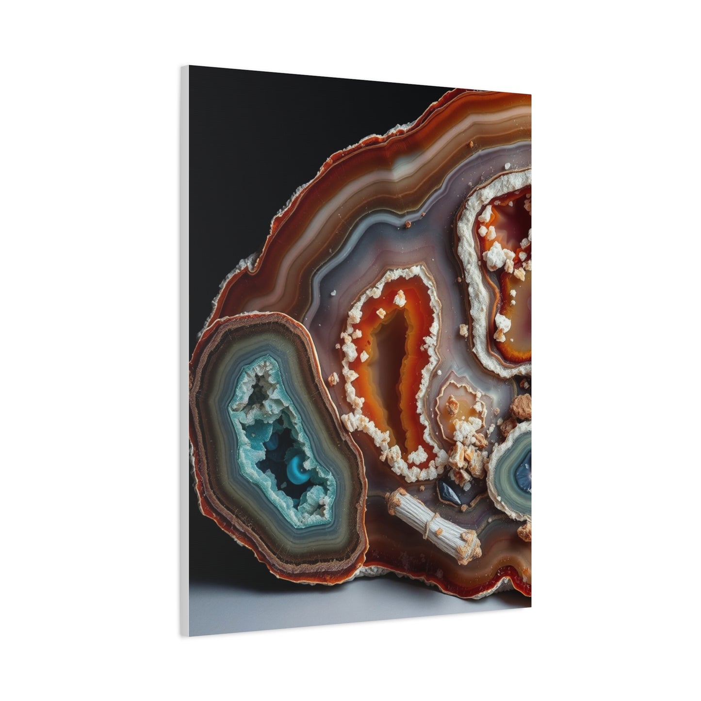 Agates, Geodes & Minerals Art Refined Canvas Wall Art & Canvas Print
