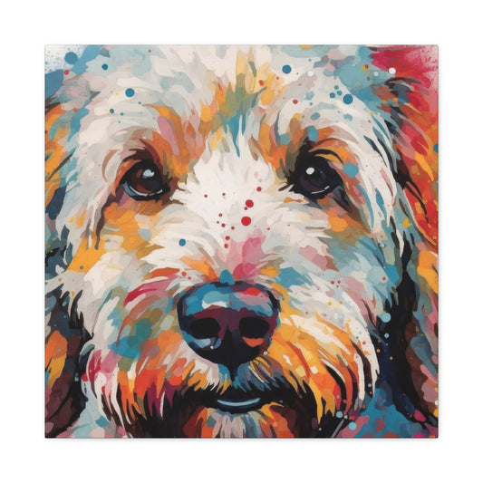 Labradoodle Colorful Wall Art & Canvas Prints