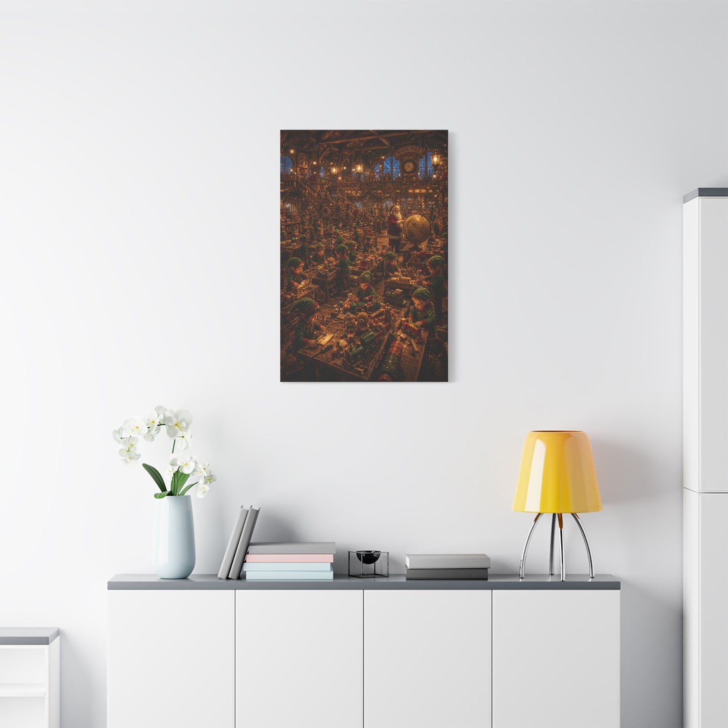 Grand North Pole Workshop Wall Art & Canvas Print