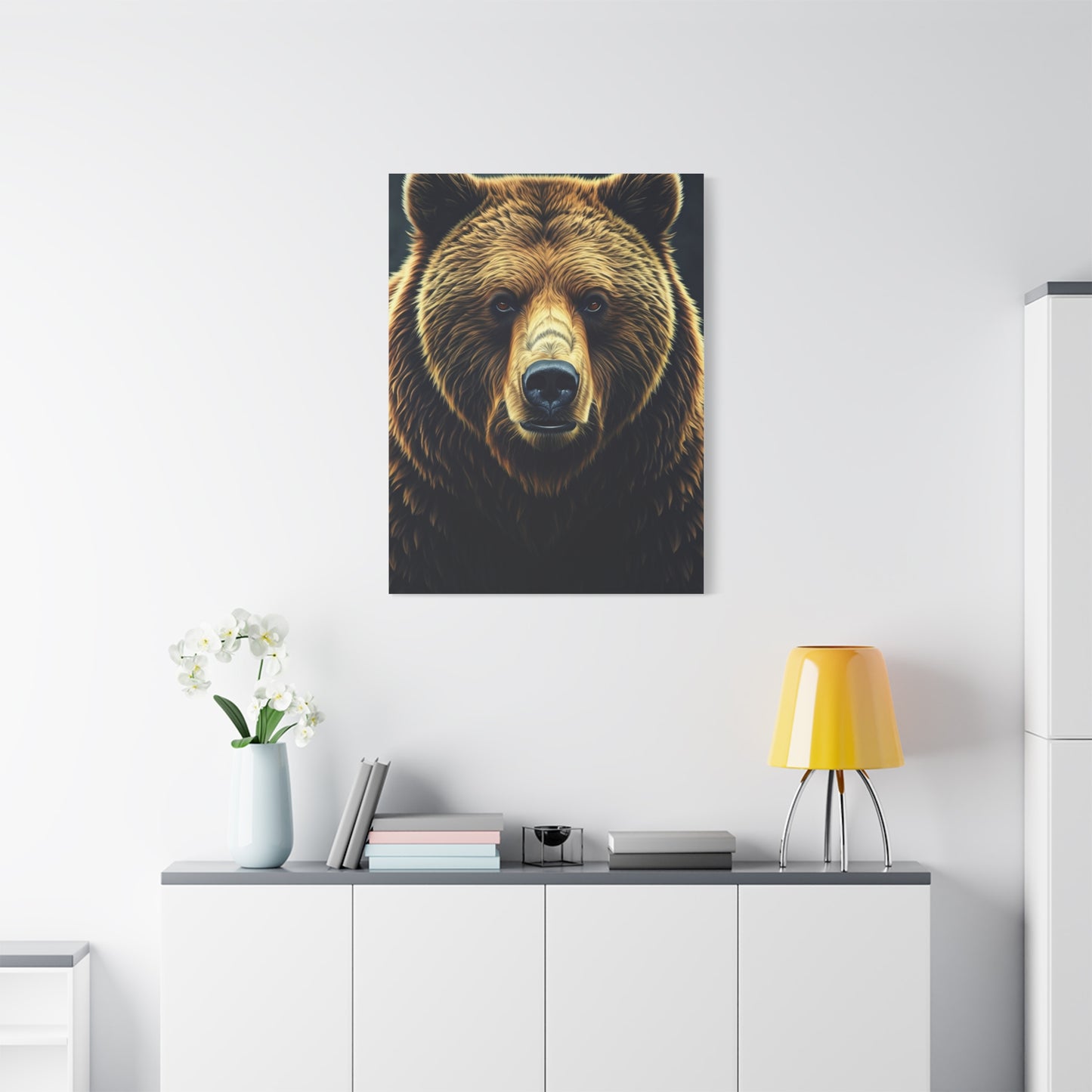 Majestic Brown Bear Portrait Wall Art & Canvas Prints