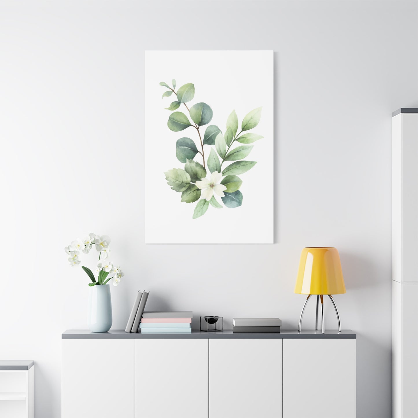 Eucalyptus Plant Light Wall Art & Canvas Prints