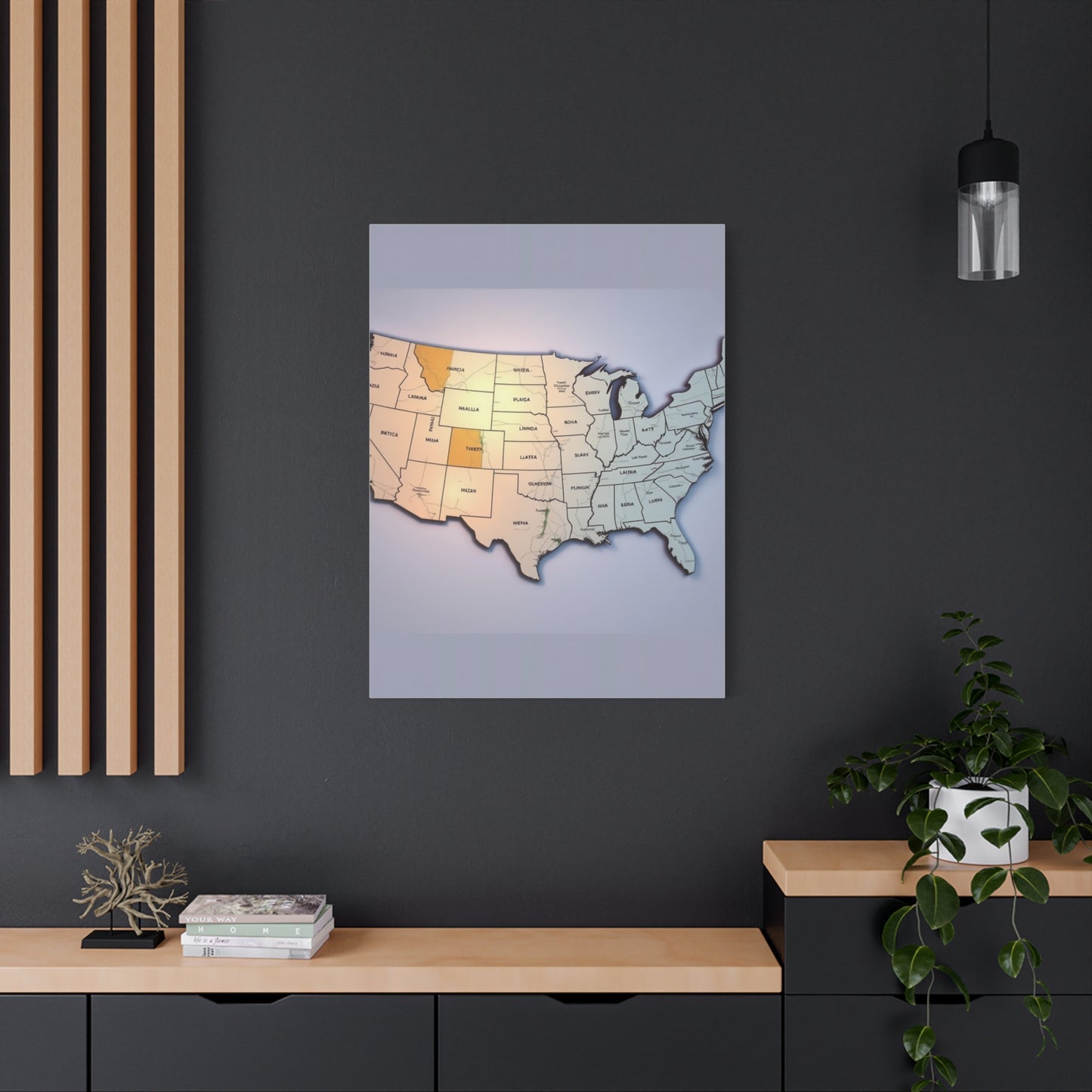 Americana Elegance Canvas Wall Art & Canvas Print
