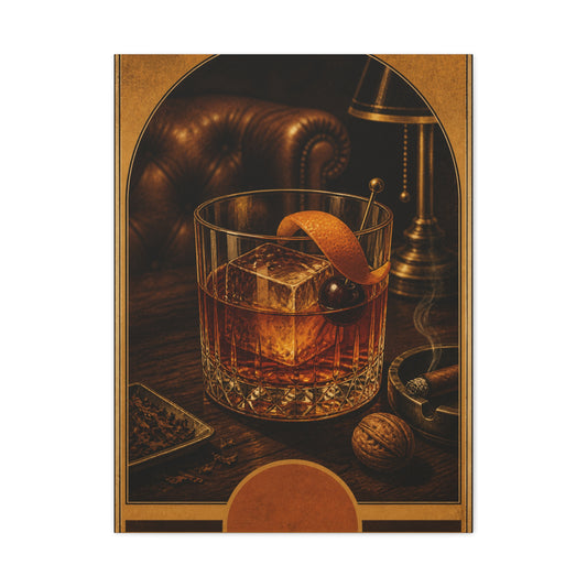 Old Fashioned Gentleman’s Club Poster Wall Art & Canvas Print