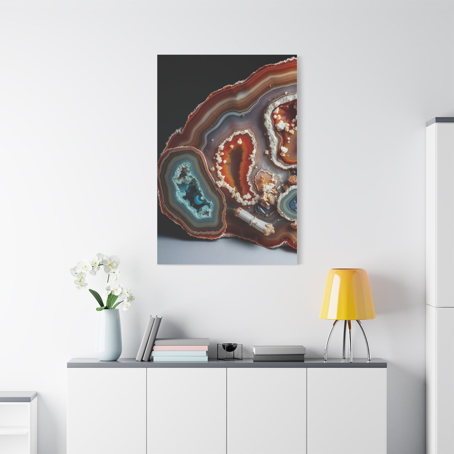Agates, Geodes & Minerals Art Refined Canvas Wall Art & Canvas Print