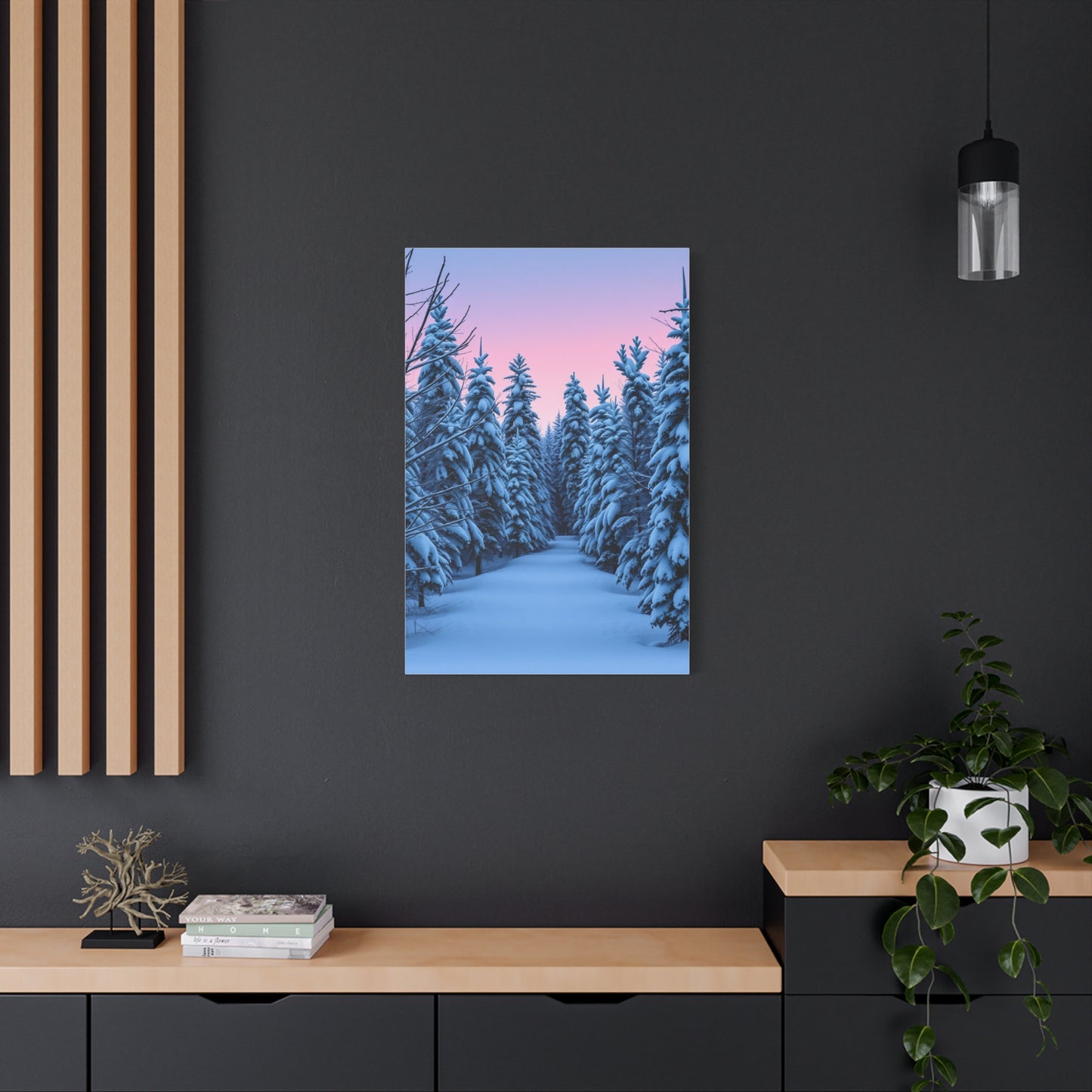 Winters Embrace Art Piece Wall Art & Canvas Print