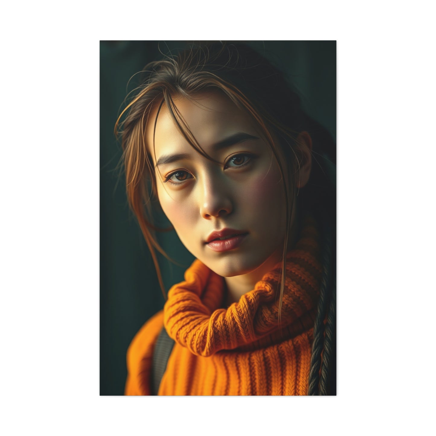 Amber Reverie Canvas Wall Art & Canvas Print