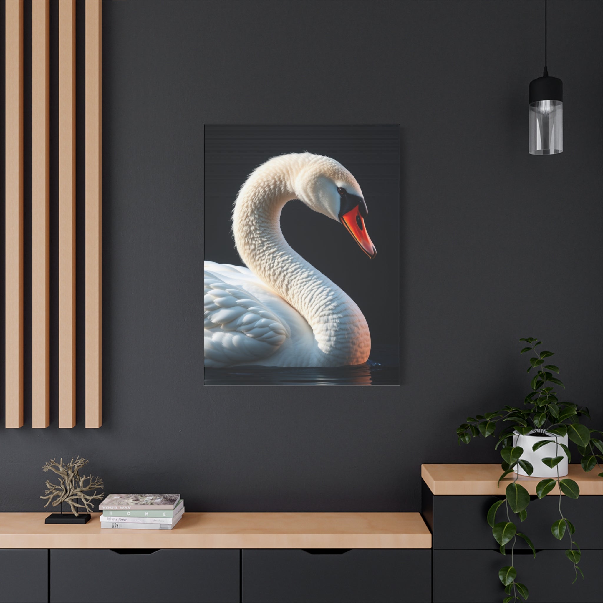 Supreme Swan Art Collection Wall Art & Canvas Print – Zebaco