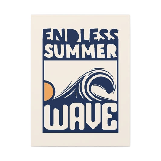 Endless Summer Wave Poster Wall Art & Canvas Prints