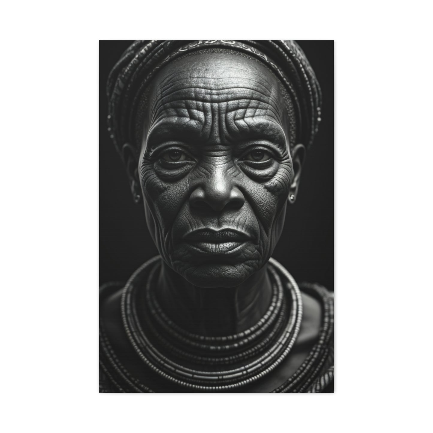 Enduring Grace Black & White Portrait Wall Art & Canvas Prints