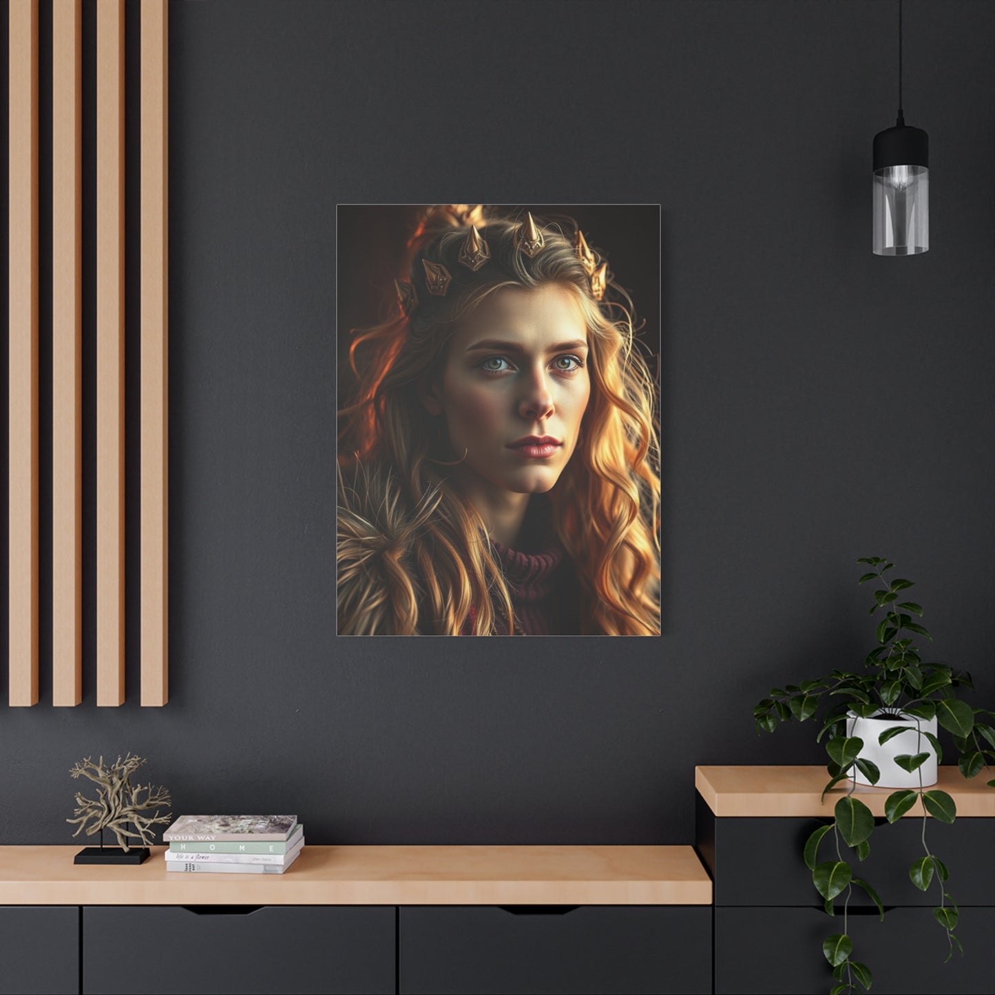 Amber Glimmer Tapestry Wall Art & Canvas Print