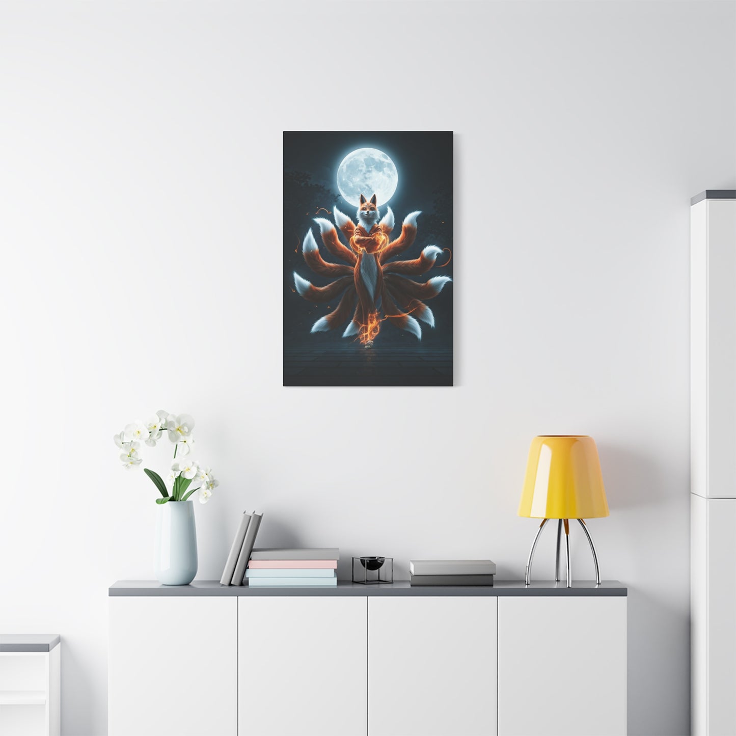Lunar Fox Spirit Wall Art & Canvas Prints