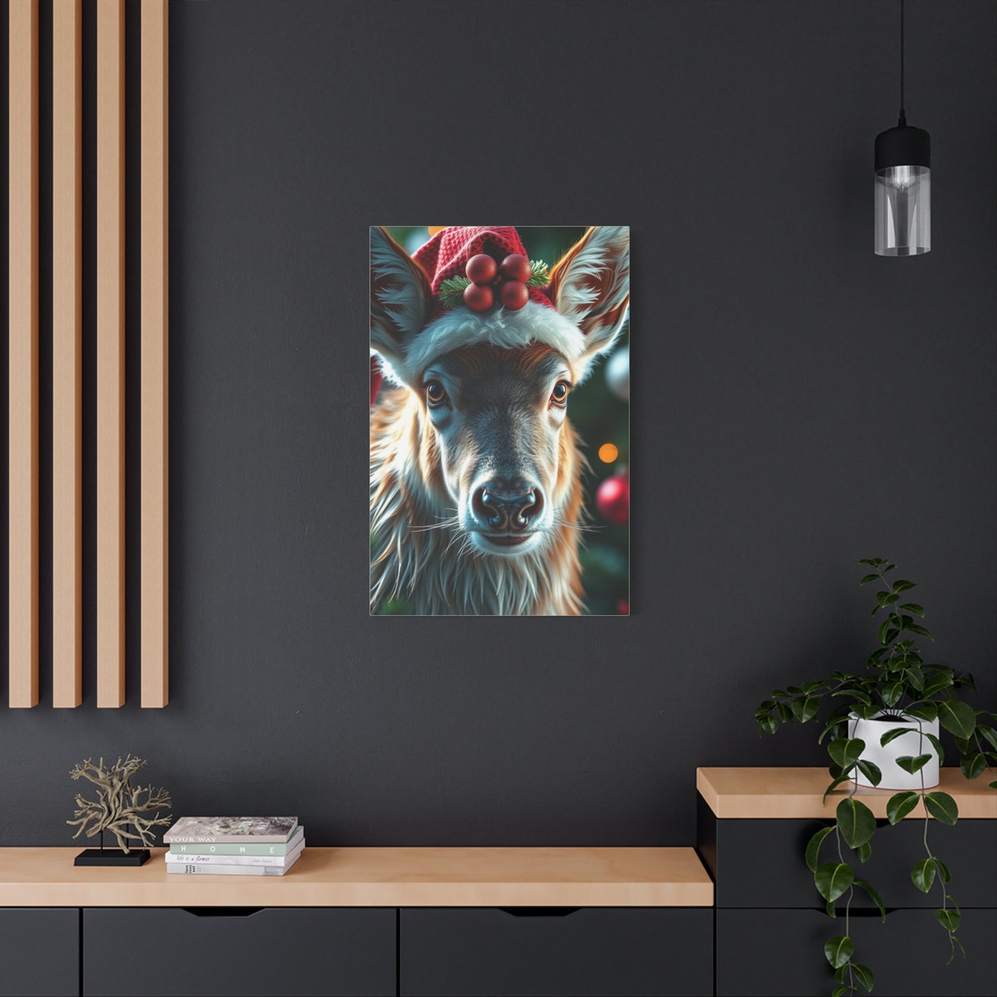 Yuletide Fauna Elegance wall art & canvas print