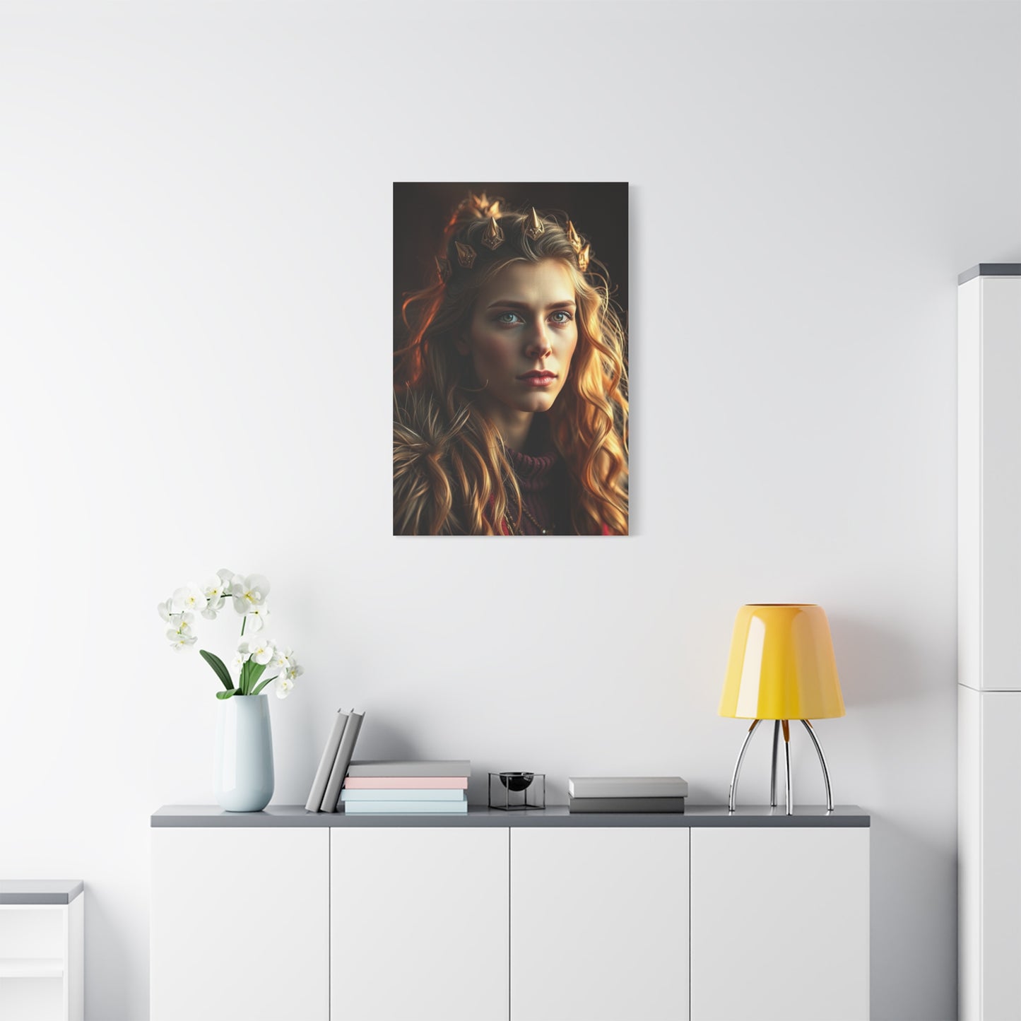 Amber Glimmer Tapestry Wall Art & Canvas Print