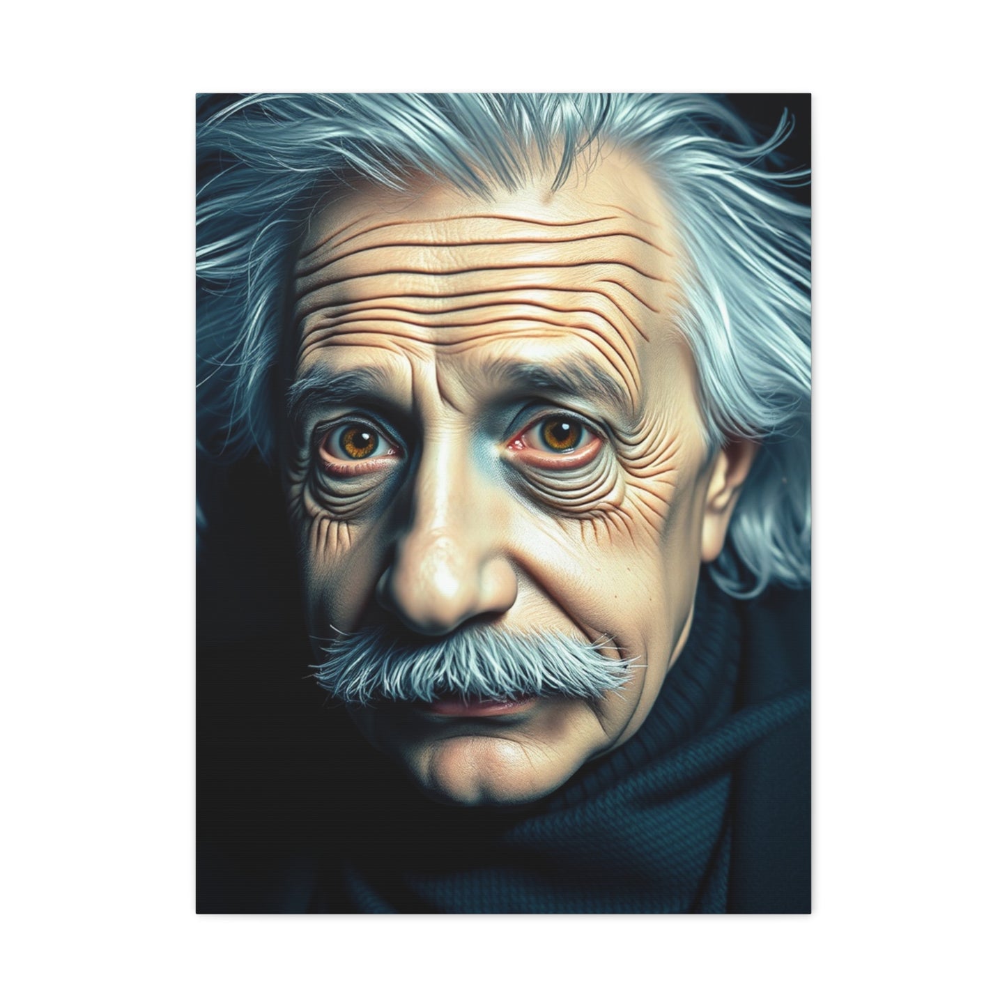 Albert Einstein Art Refined Canvas Wall Art & Canvas Print