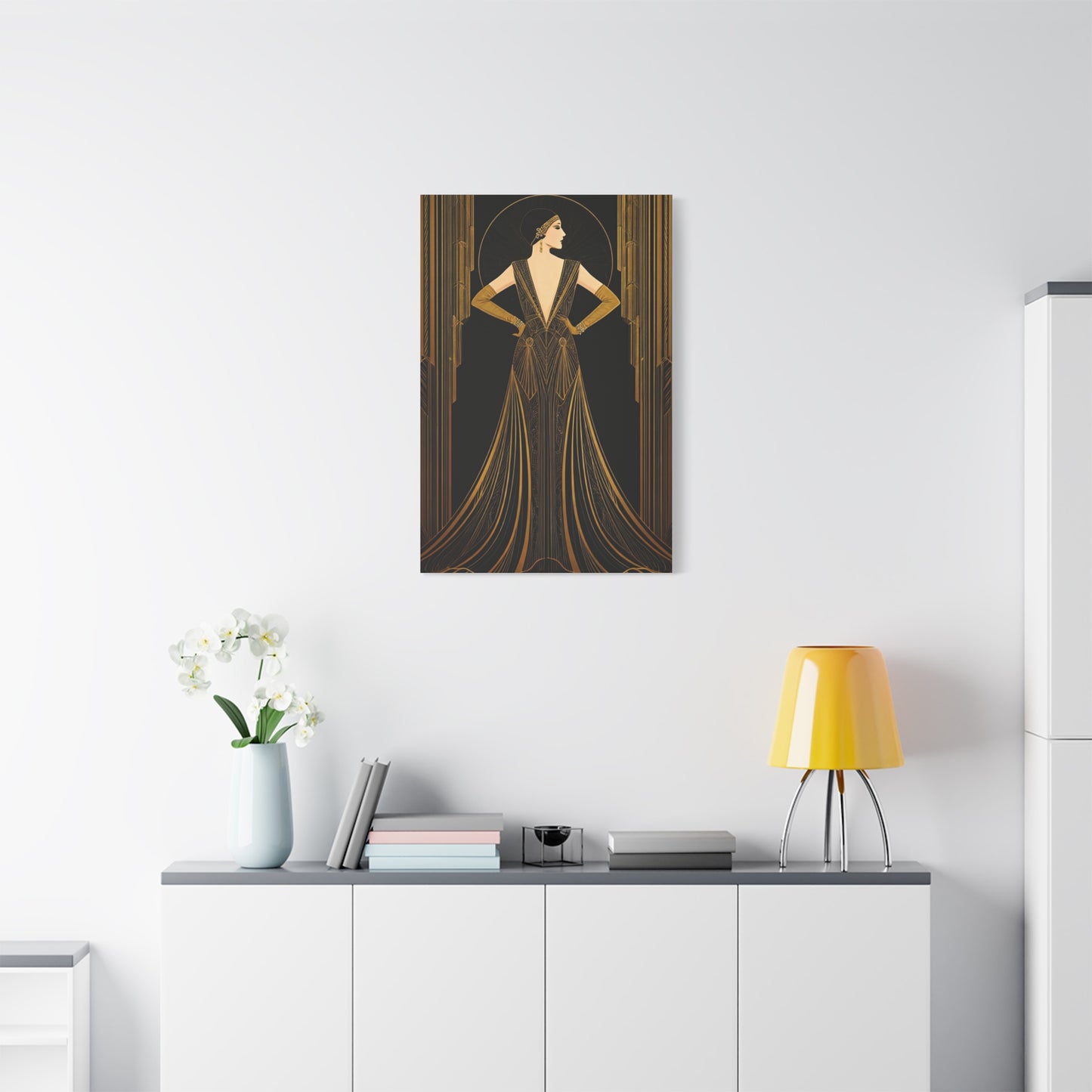 Grand Deco Evening Gown Elegance Wall Art & Canvas Prints