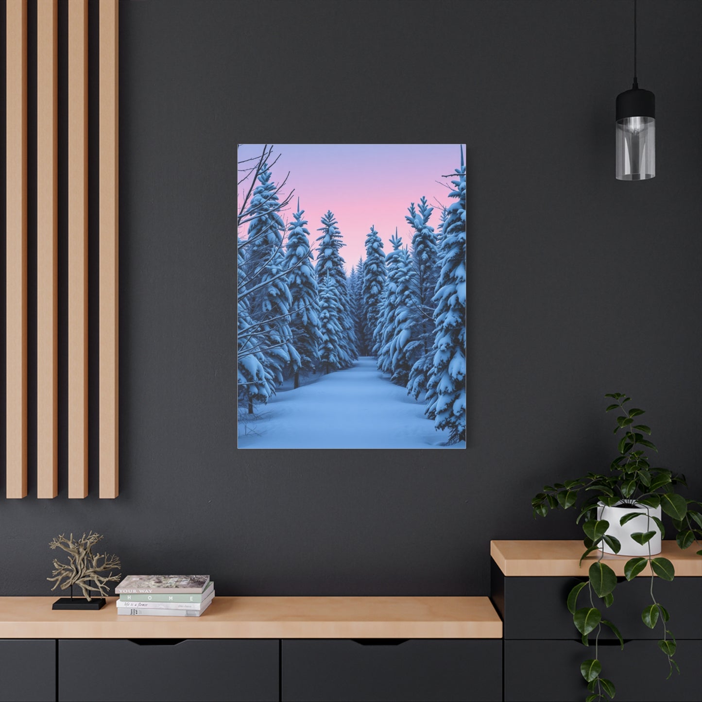 Winters Embrace Art Piece Wall Art & Canvas Print