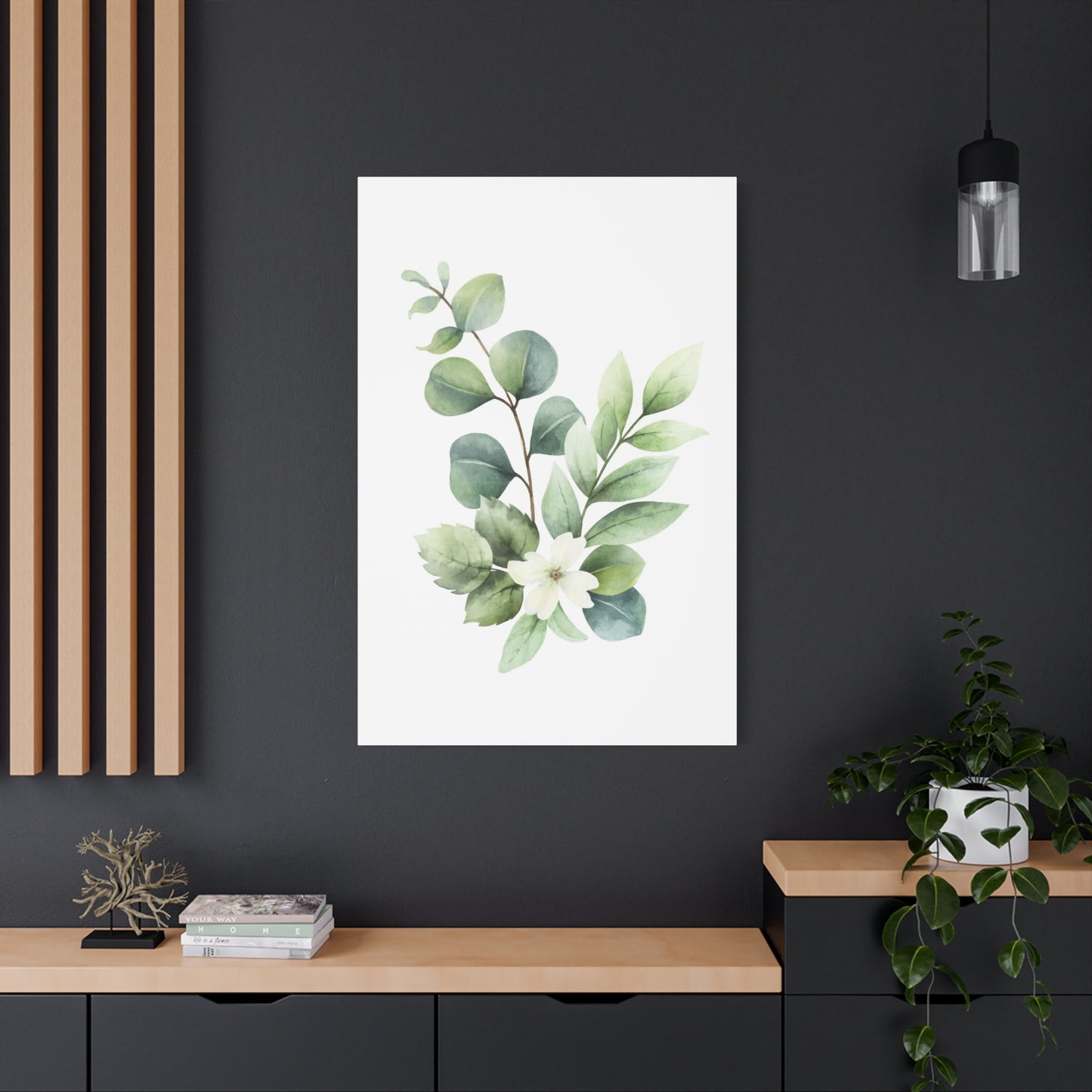 Eucalyptus Plant Light Wall Art & Canvas Prints