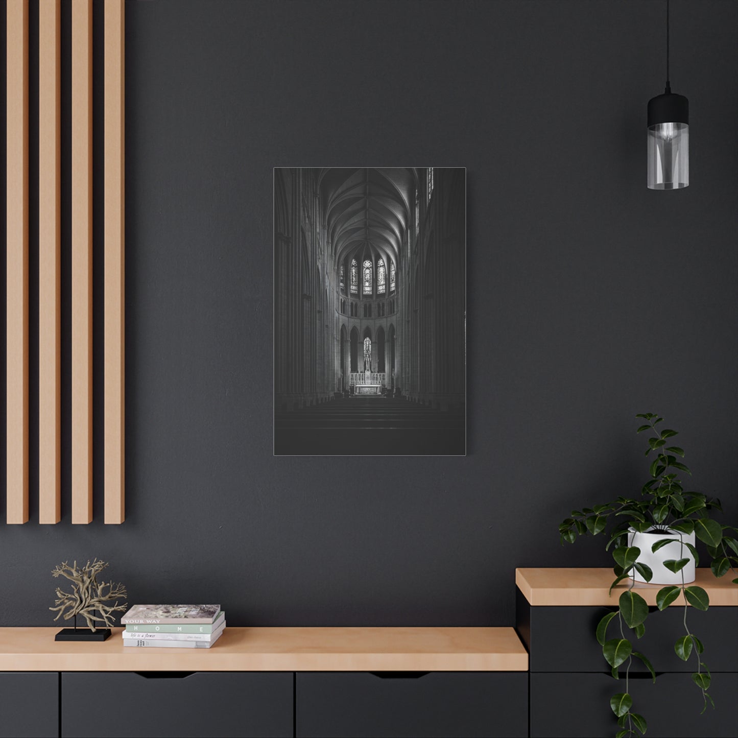 Gothic Cathedral Nave Light Wall Art & Canvas Prints