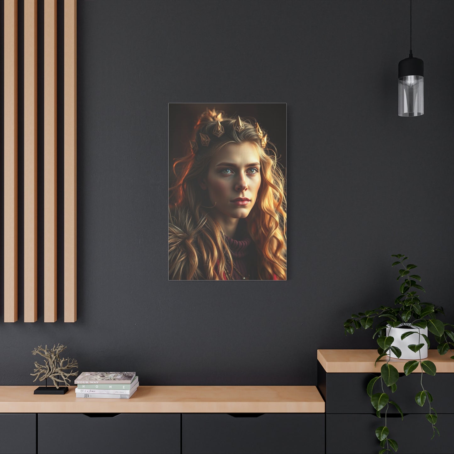 Amber Glimmer Tapestry Wall Art & Canvas Print