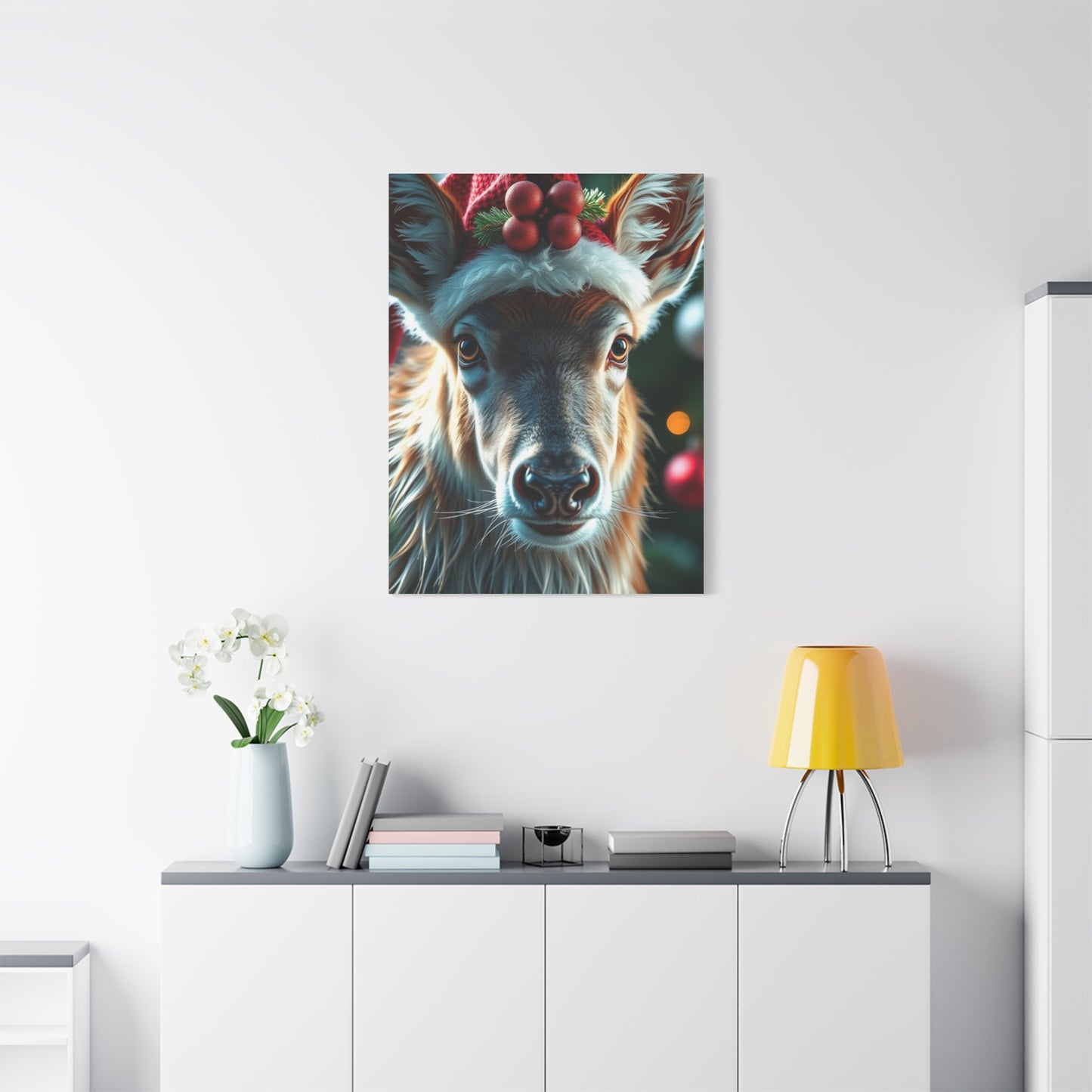 Yuletide Fauna Elegance wall art & canvas print
