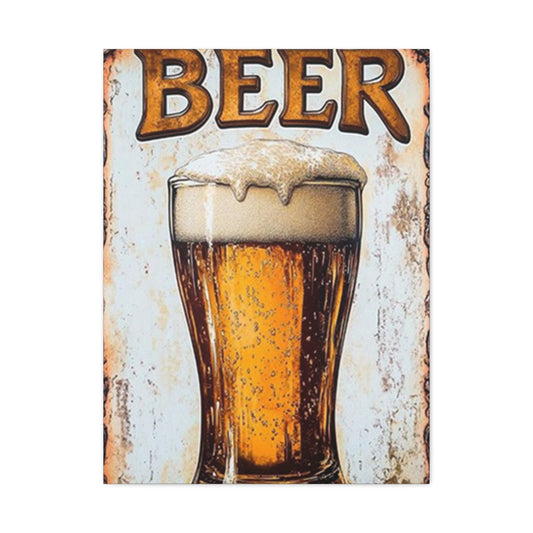 Beer Abstract Painting Wall Art & Canvas Prints