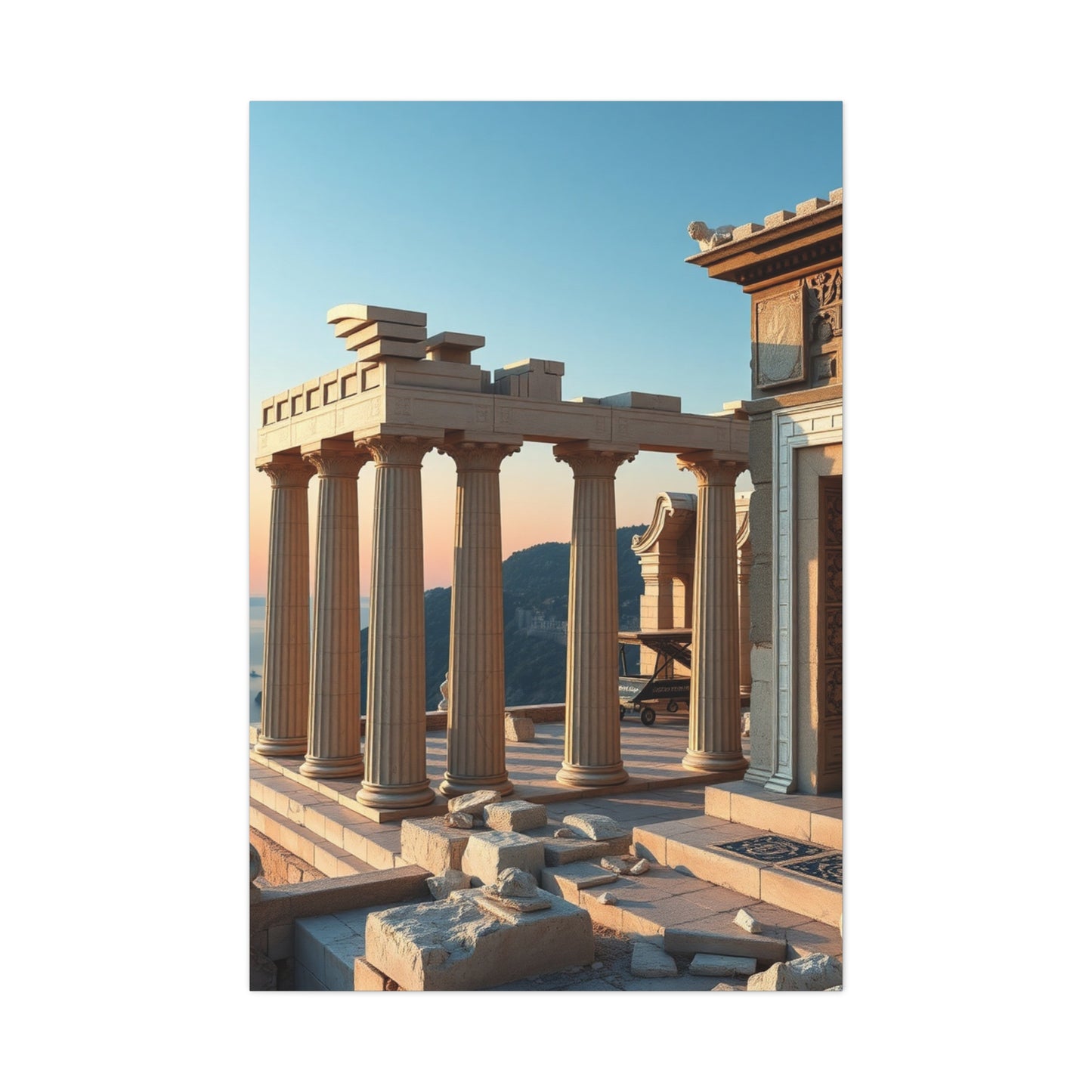 Aegean Serenity Artwork Wall Art & Canvas Print