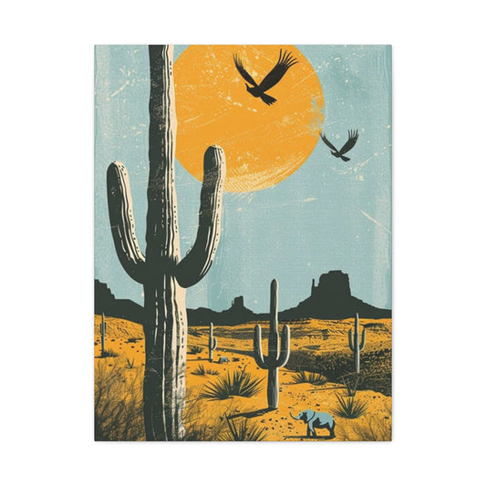 Huge Cactus In Arizona Wall Art & Canvas Prints